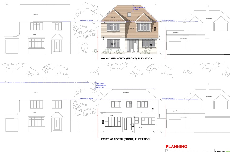 54HRS2-09 Existing_Proposed north (front) elevations.pdf