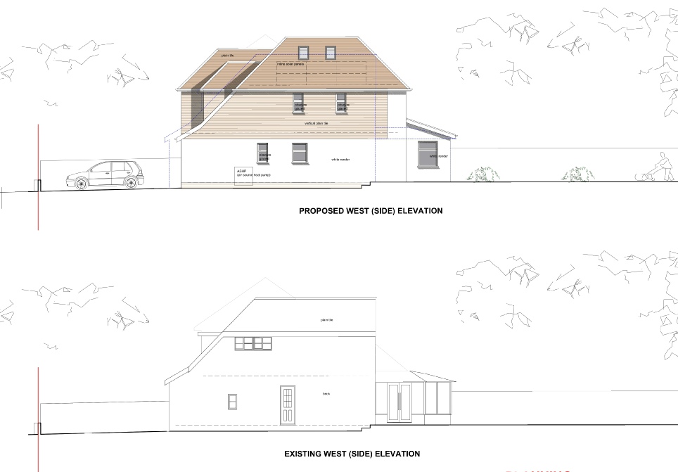 54HRS2-12 Existing_Proposed west (side) elevations.pdf